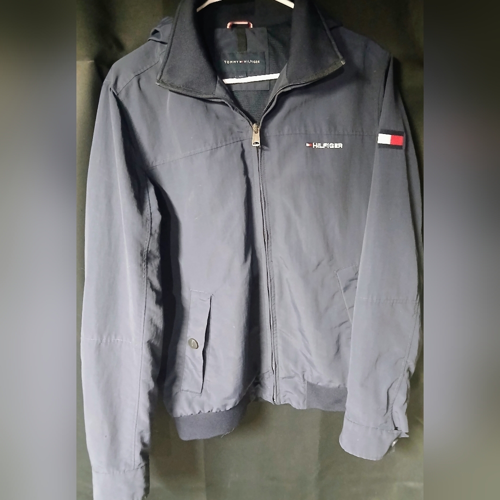 Tommy Hilfiger Men's Navy Blue Regatta Jacket